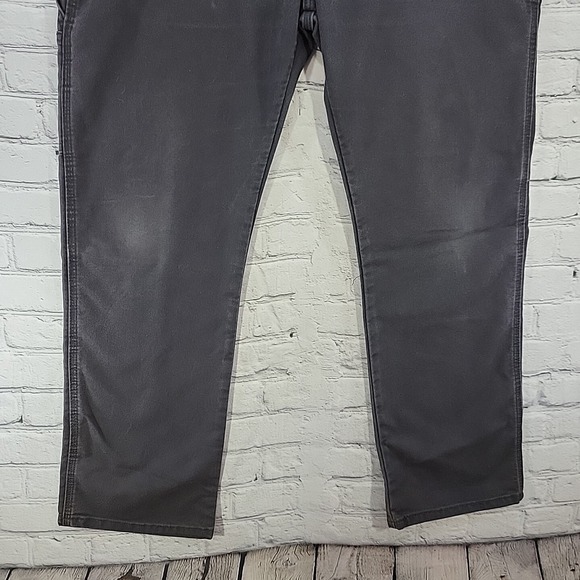 Dickies Flex Jeans Pants Mens sz 38X32 Black Workwear Flaw - Picture 2 of 15